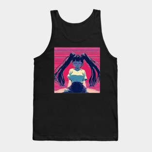 Trendy retro girl Tank Top